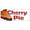 Signmission CHERRY PIE BANNER SIGN bakery cherries crust sweets pastry filling tart B-120 Cherry Pie - alternate 1